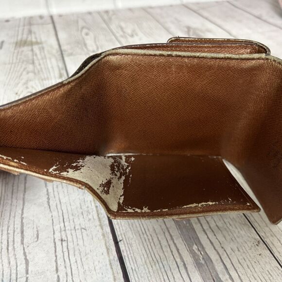 Louis Vuitton Portefeuille Elise Trifold Monogram Compact Wallet Made In France - Picture 7 of 16